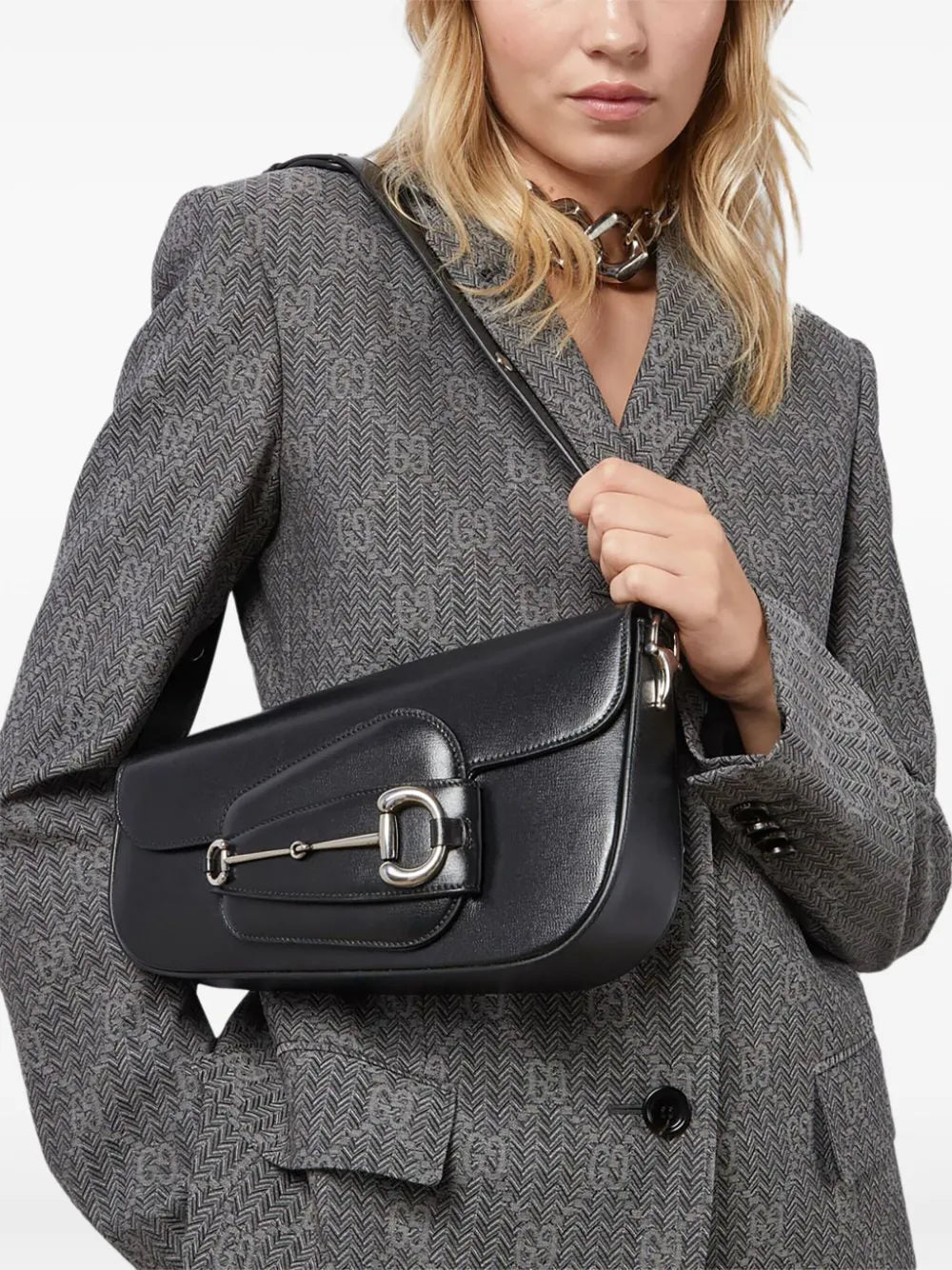 Gucci Horsebit Detail Shoulder Bag