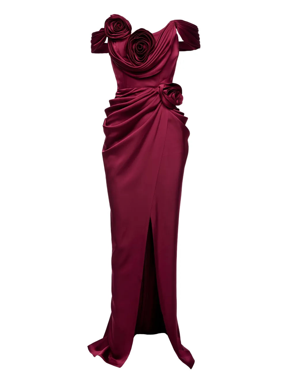 Ana Radu Rose Embellishment Maxi Dress