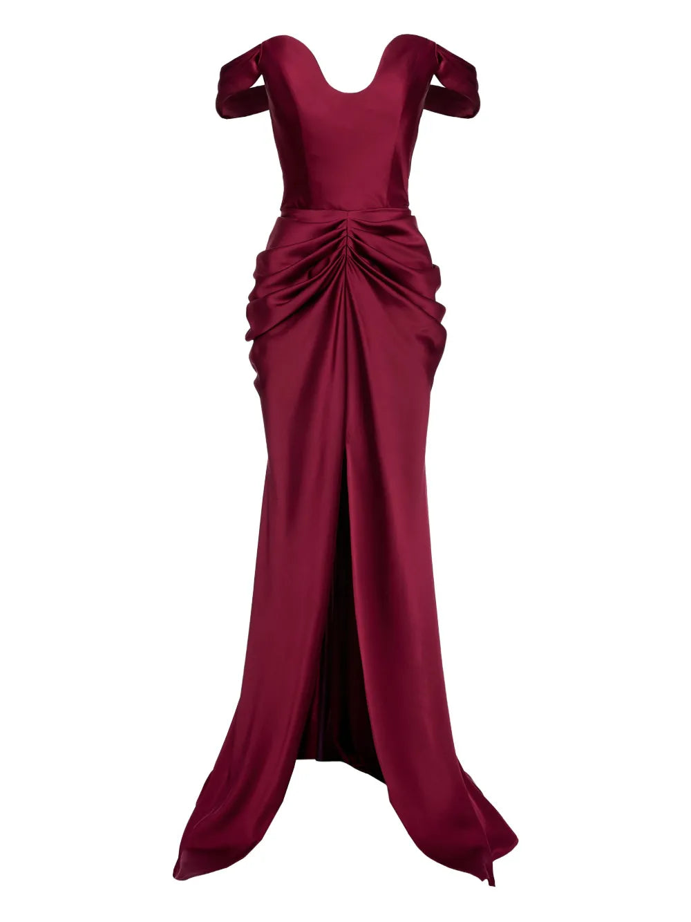 Ana Radu Off The Shoulder Draped Dress