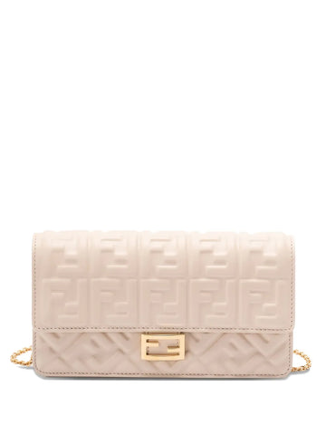 Fendi Wallet On Chain Baguette Clutch Bag