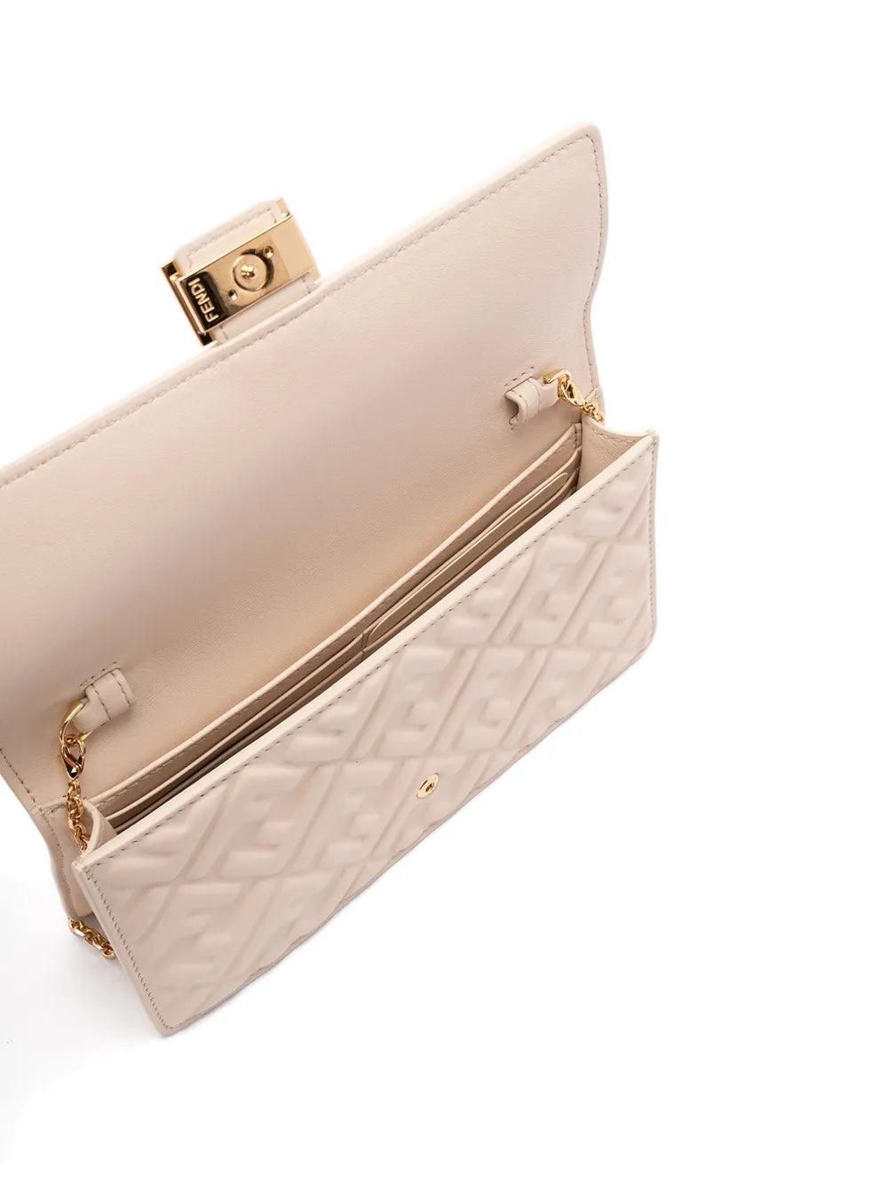Fendi Wallet On Chain Baguette Clutch Bag