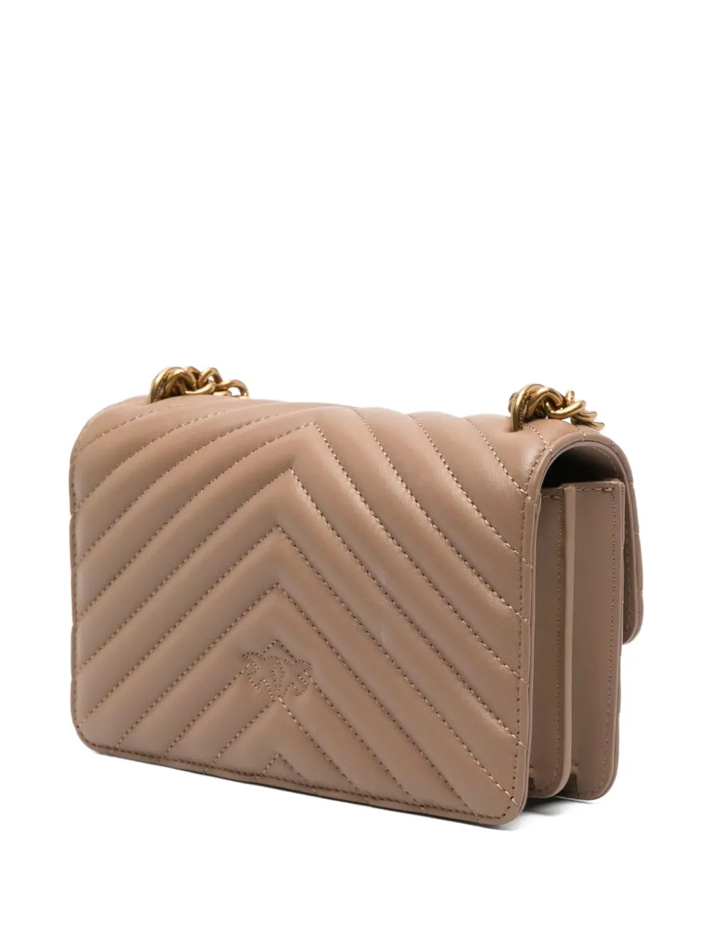 Pinko Love Birds Quilted Shoulder Bag