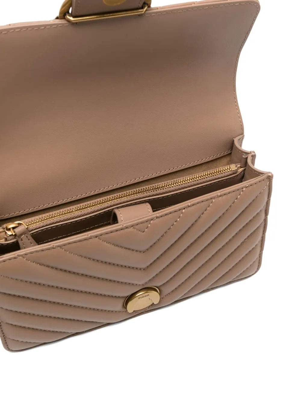 Pinko Love Birds Quilted Shoulder Bag