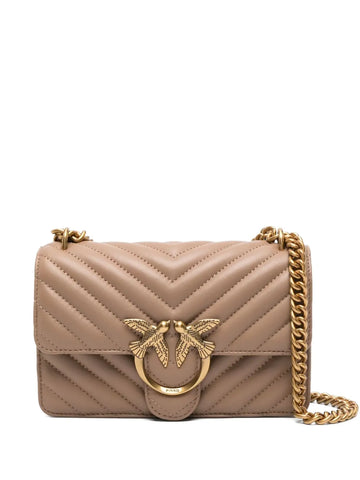 Pinko Love Birds Quilted Shoulder Bag