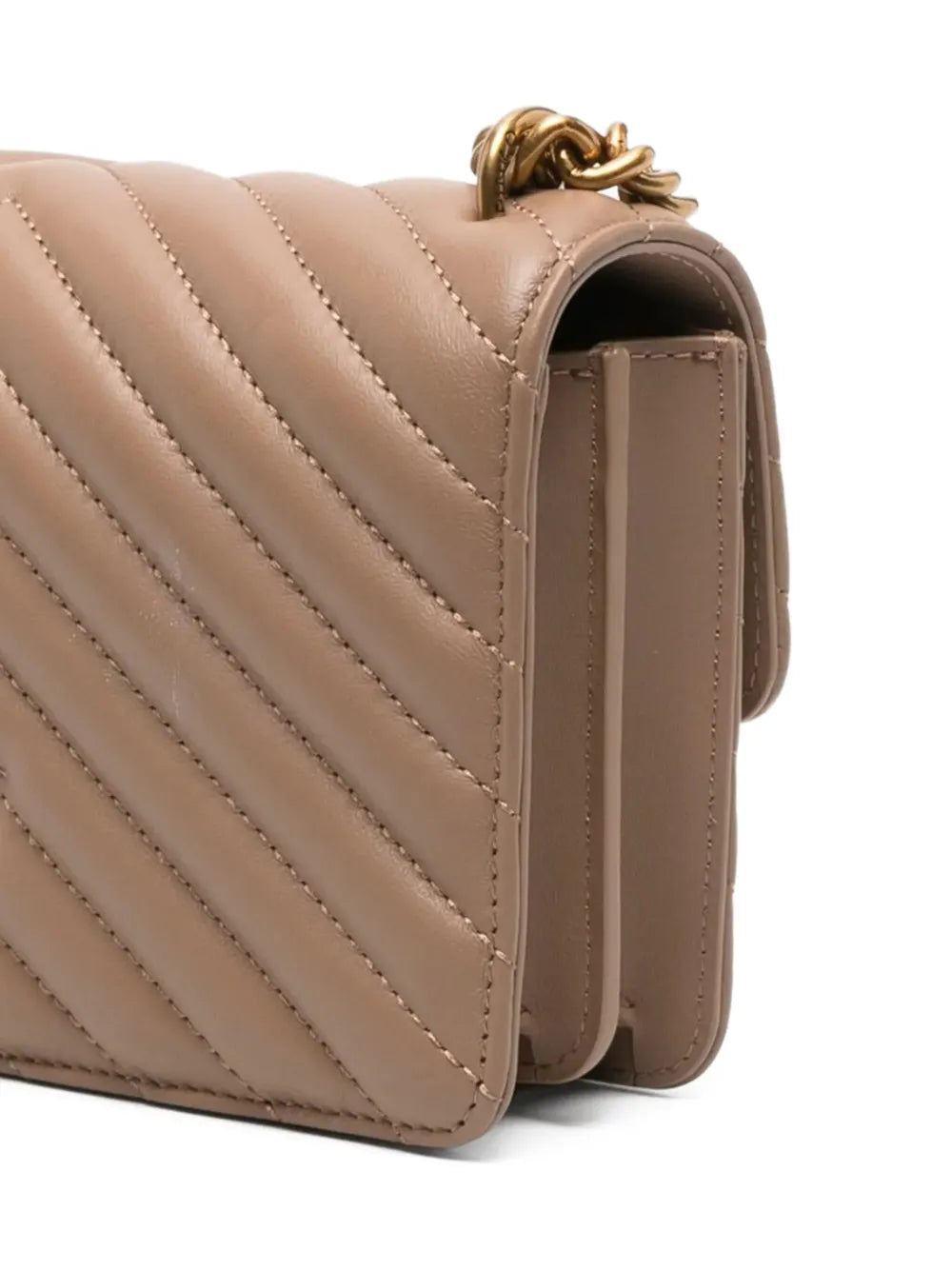 Pinko Love Birds Quilted Shoulder Bag