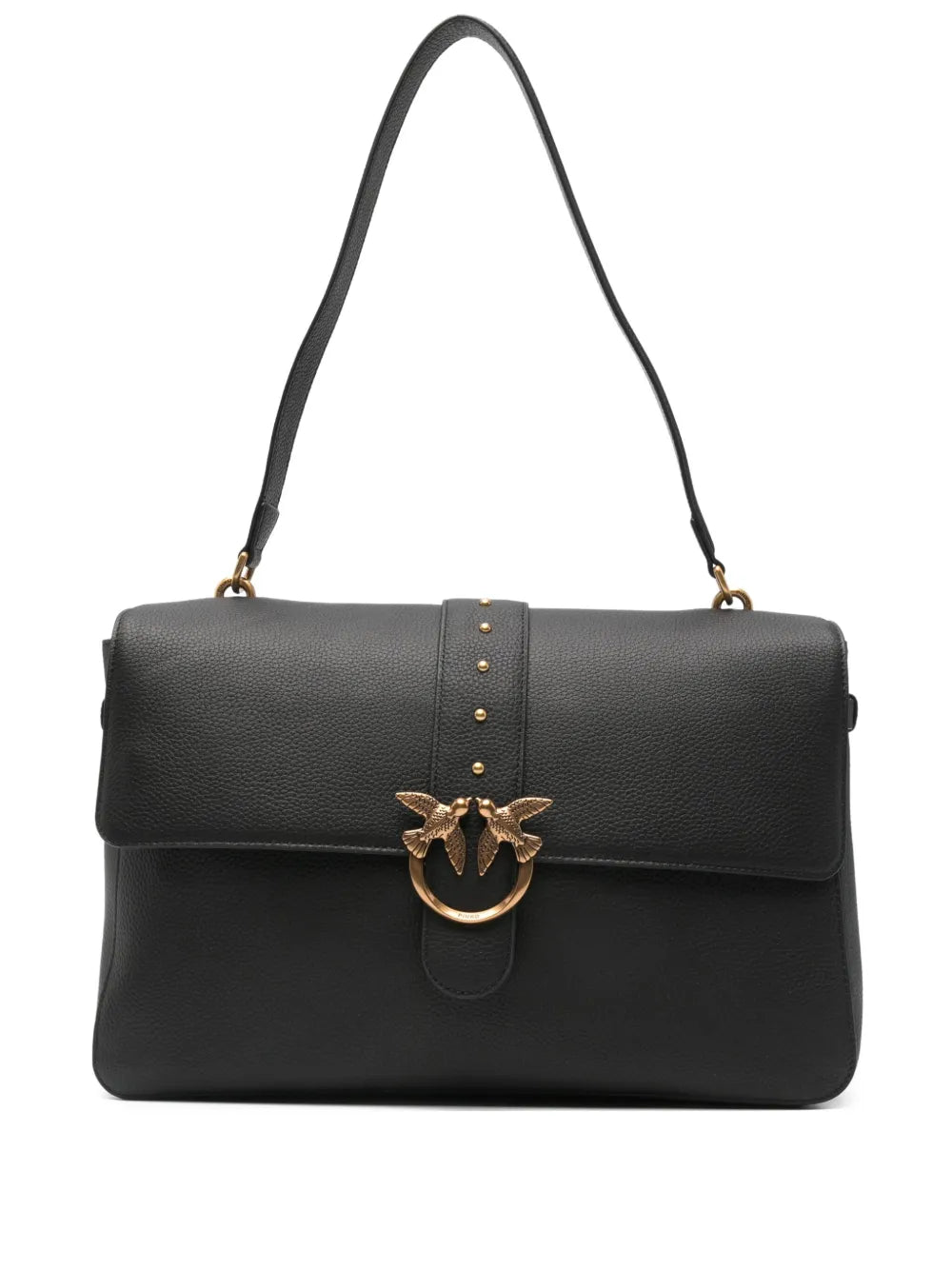 Pinko Love One Leather Shoulder Bag
