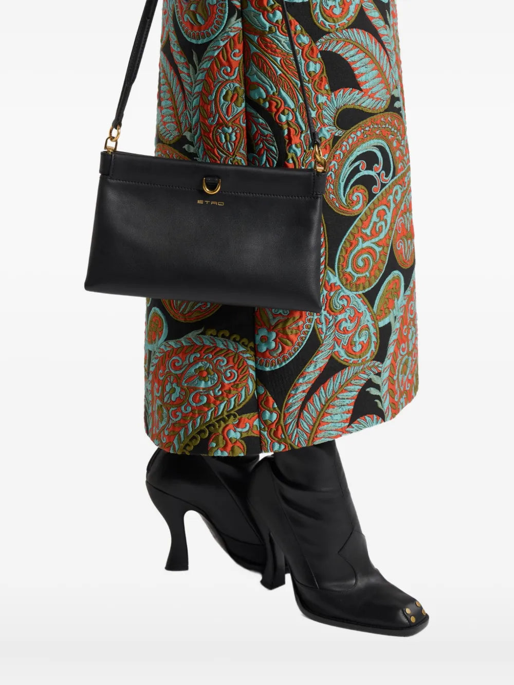 Etro Mini Talk Leather Shoulder Bag