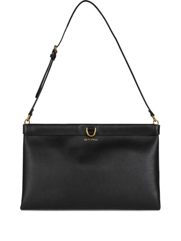 Etro Medium Talk Leather Clutch