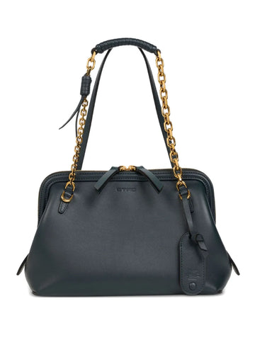 Etro Chain Strap Leather Shoulder Bag