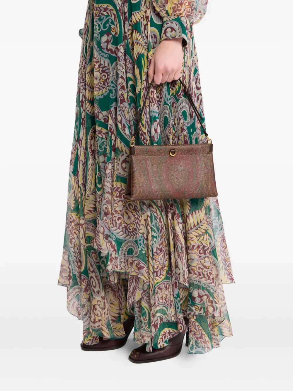 Etro Mini Arnica Paisley Patterned Shoulder Bag