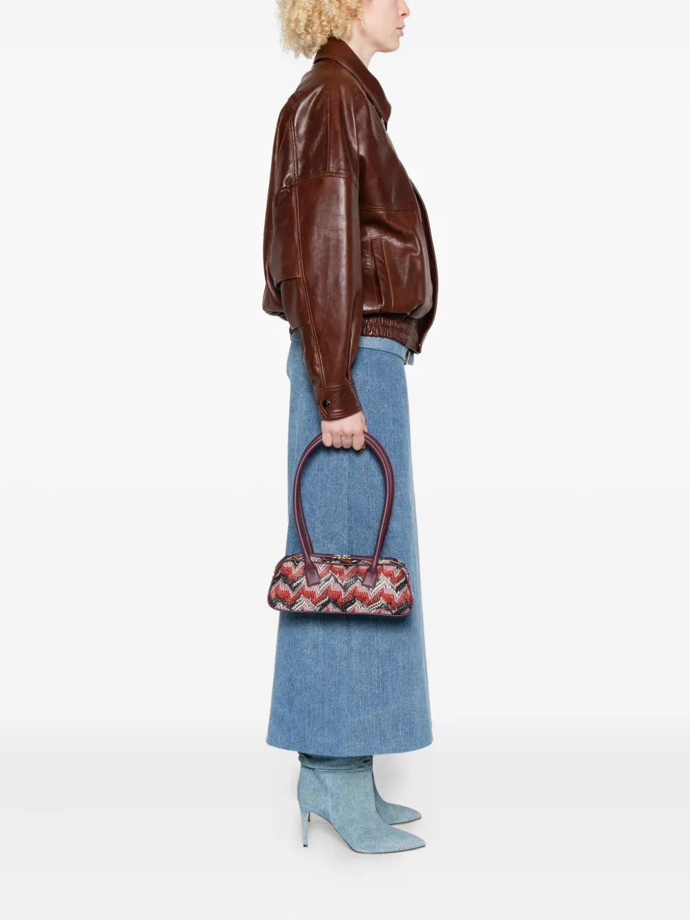 Missoni Zigzag Pattern Shoulder Bag