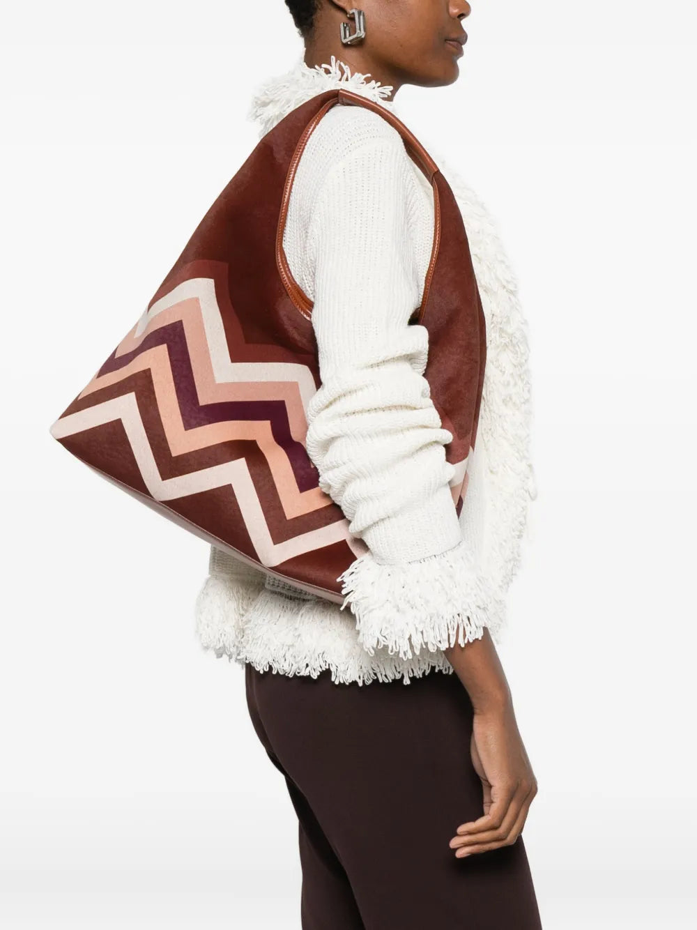 Missoni Chevron Pattern Shoulder Bag
