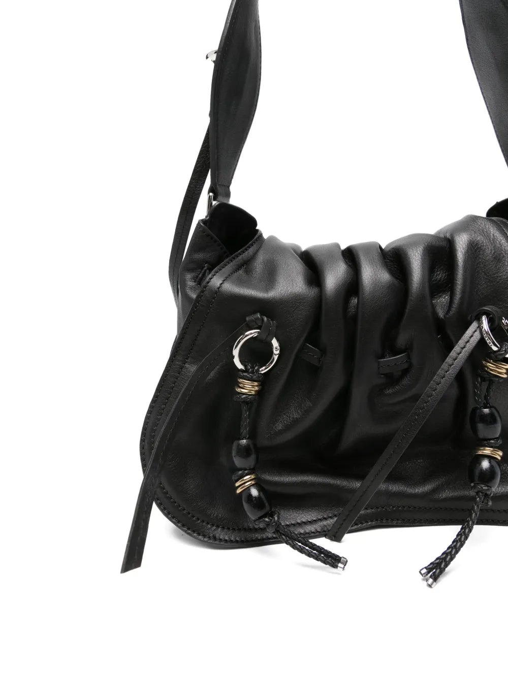 Isabel Marant Pleated Detail Drawstring Shoulder Bag