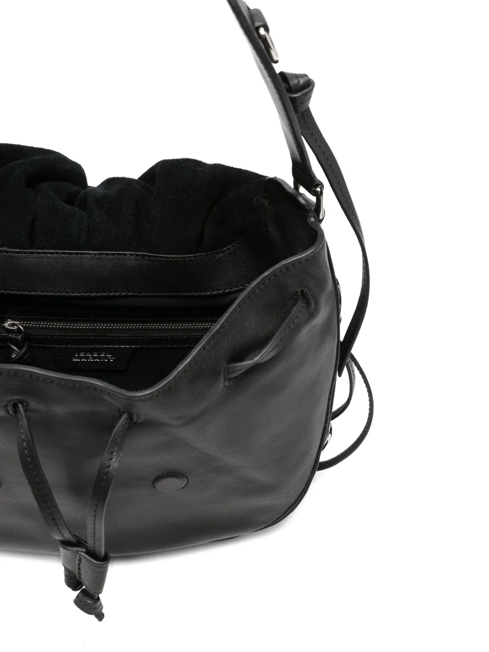 Isabel Marant Pleated Detail Drawstring Shoulder Bag