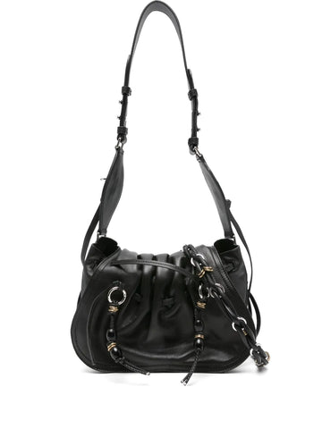 Isabel Marant Pleated Detail Drawstring Shoulder Bag