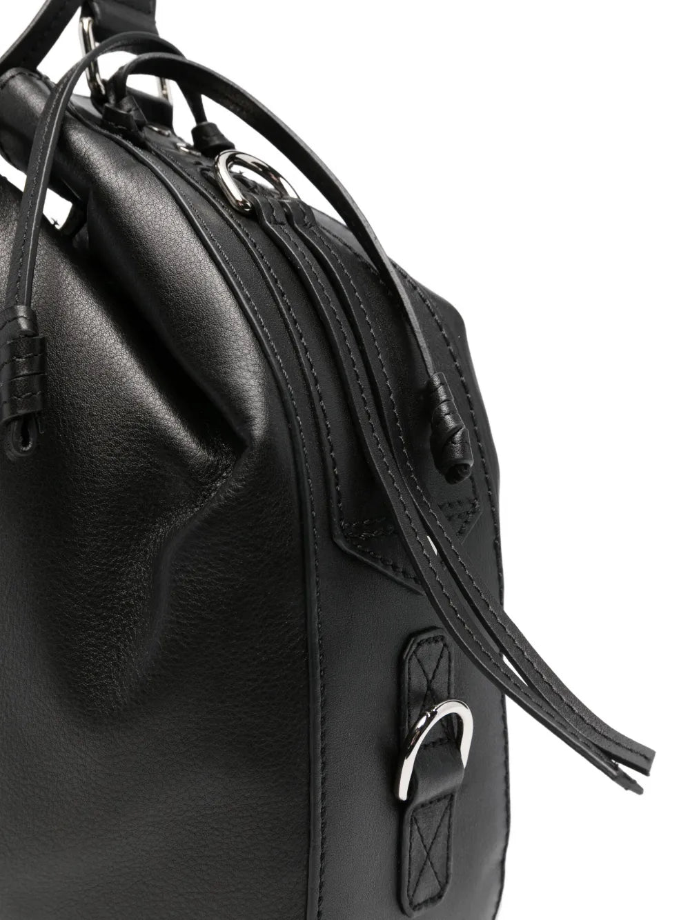 Isabel Marant Drawstring Leather Shoulder Bag