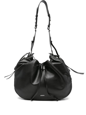 Isabel Marant Drawstring Leather Shoulder Bag
