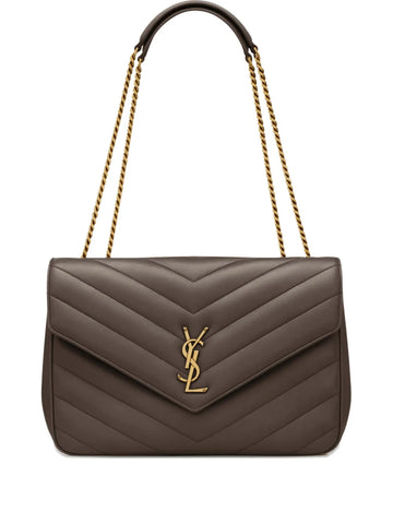 Saint Laurent Loulou Large Chevron Chain Shoulder Bag