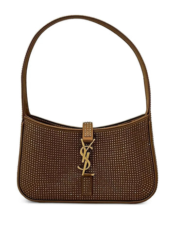 Saint Laurent Embellished Logo Shoulder Bag