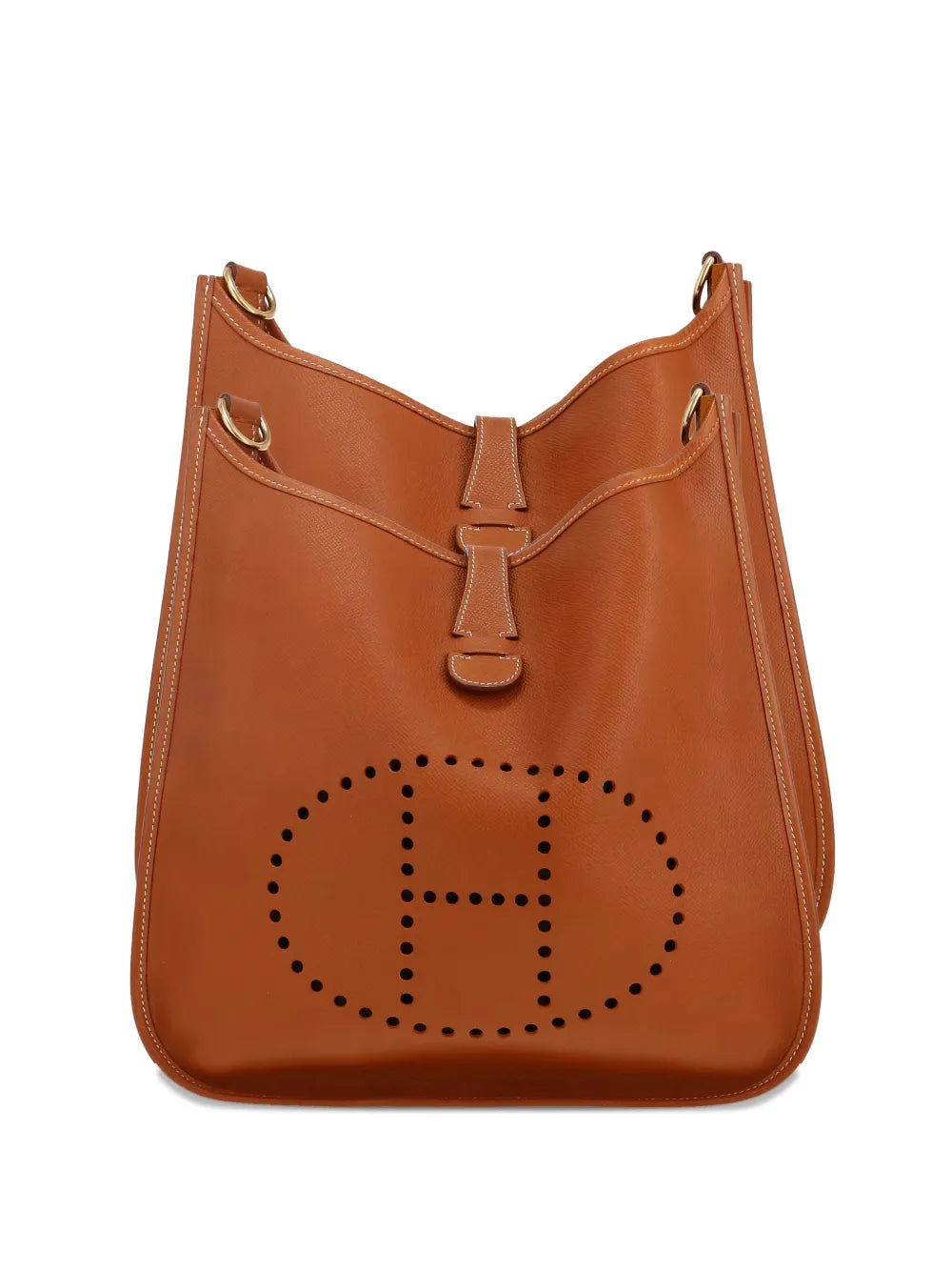 Hermes Pre Owned 1998 Evelyne Perforated H Shoulder Bag