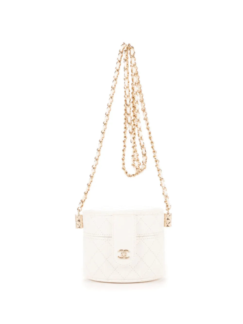 Chanel Pre Owned Diamond Quilted Vanity Bag