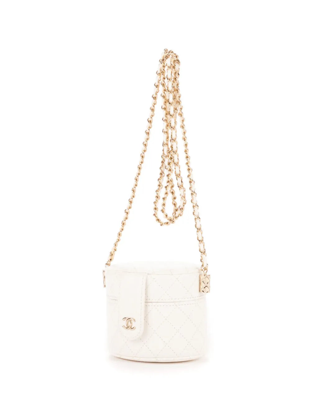 Chanel Pre Owned Diamond Quilted Vanity Bag