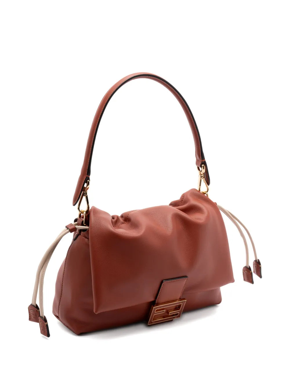 Fendi Medium Mamma Baguette Logo Plaque Shoulder Bag