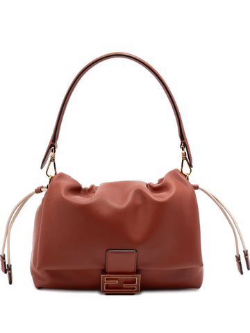 Fendi Medium Mamma Baguette Logo Plaque Shoulder Bag