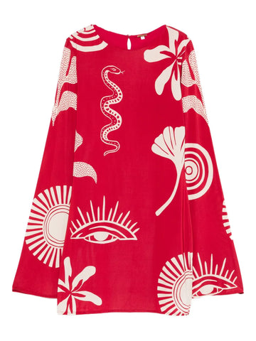 Cala De La Cruz Misha Long Sleeved Mini Dress
