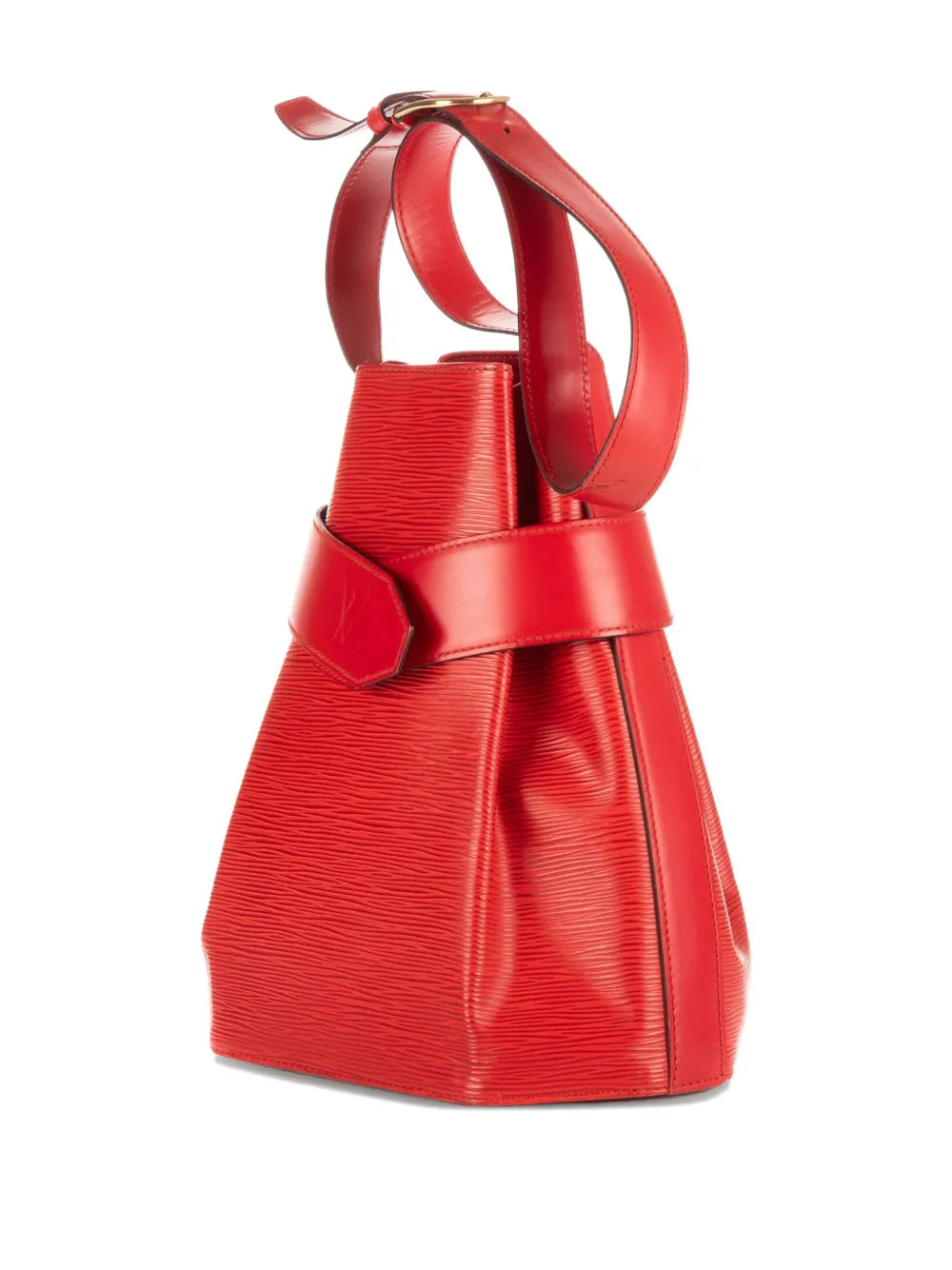 Louis Vuitton Pre Owned Embossed Leather Shoulder Bag