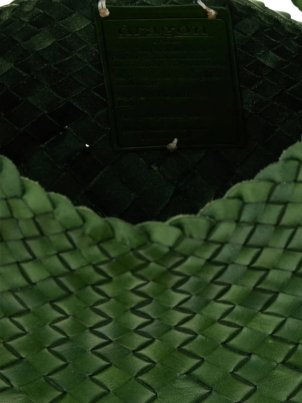 Dragon Diffusion Rosanna Woven Leather Shoulder Bag