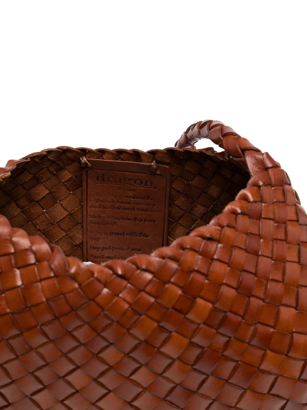 Dragon Diffusion Rosanna Woven Leather Shoulder Bag