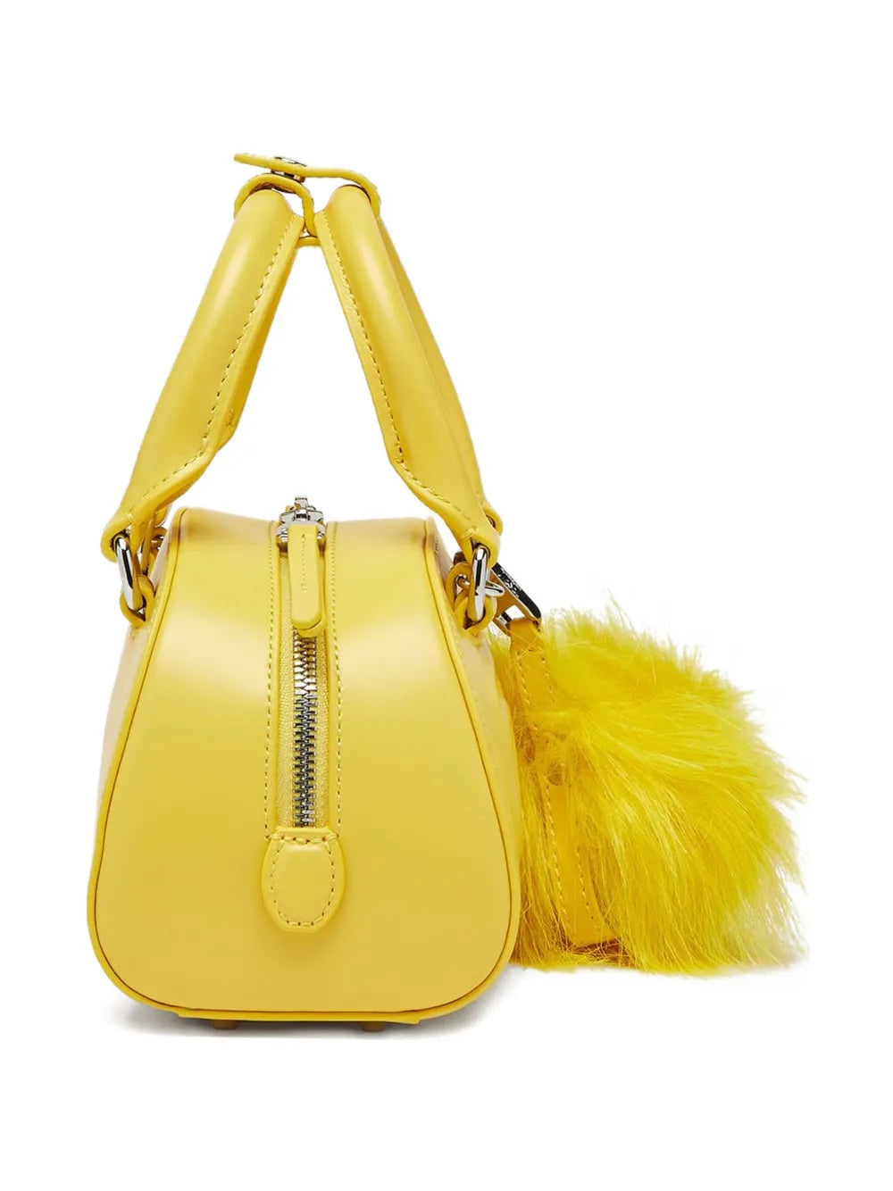Diesel Mini Embossed Logo Pompom Embellished Shoulder Bag