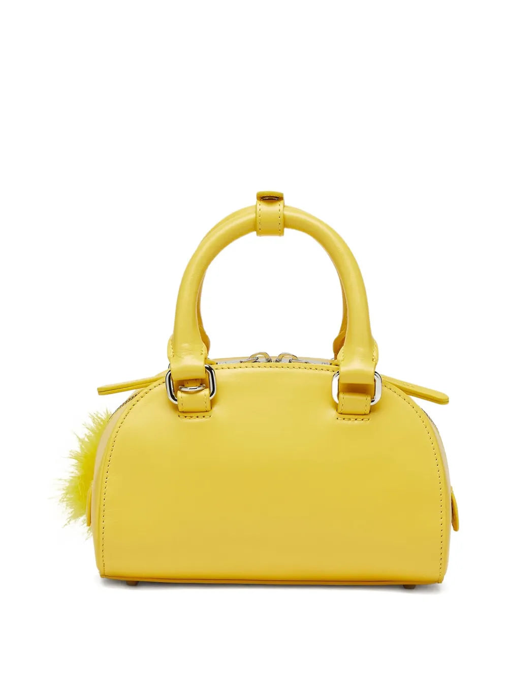 Diesel Mini Embossed Logo Pompom Embellished Shoulder Bag