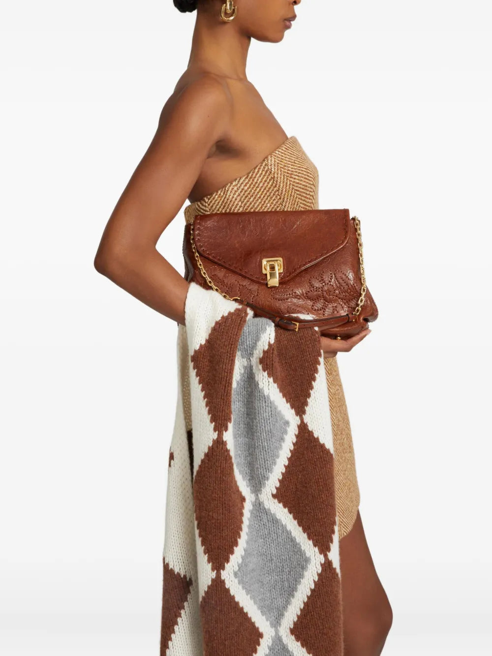 Ermanno Scervino New Joy Embroidered Shoulder Bag