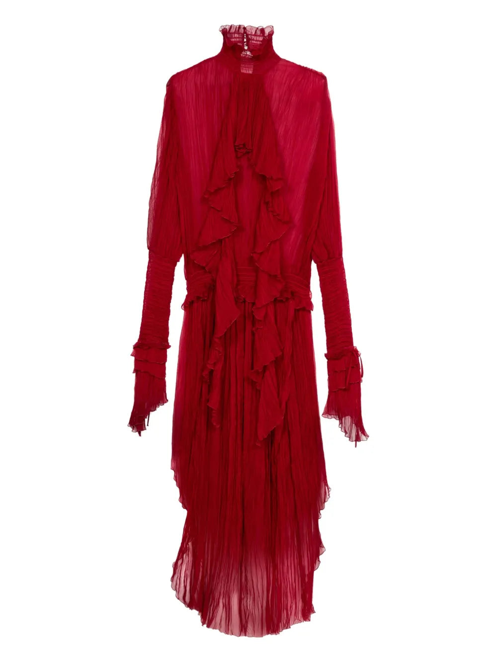 Blumarine Ruffled Maxi Dress