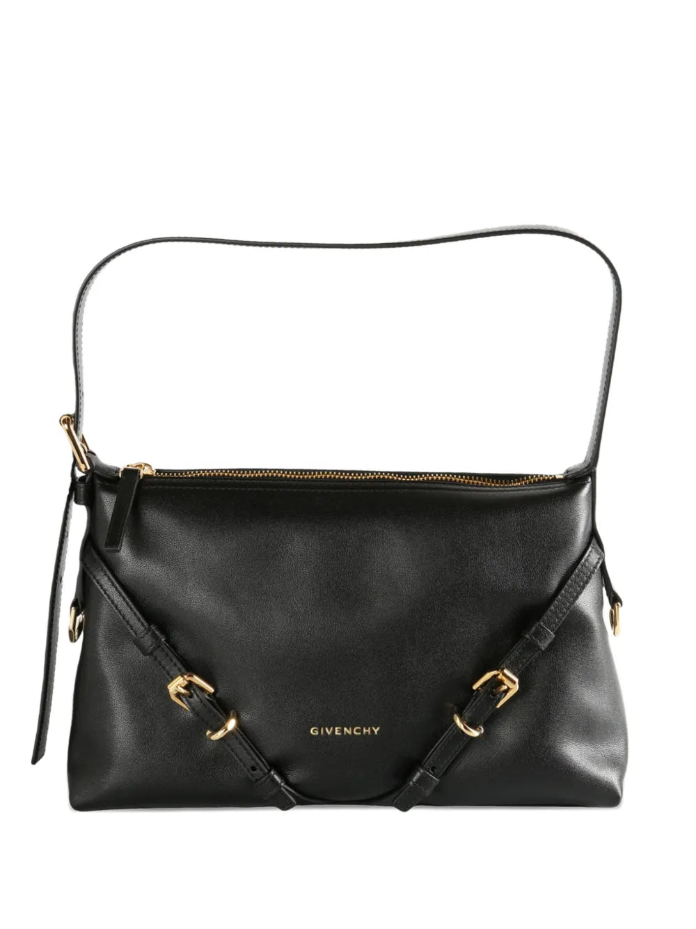 Givenchy Mini Voyou Buckle Strap Leather Shoulder Bag