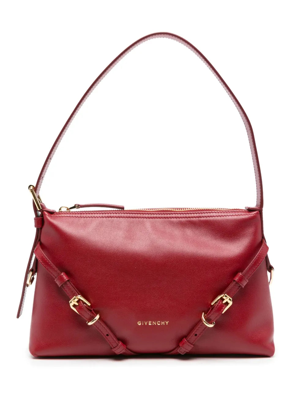 Givenchy Mini Voyou Buckle Detail Leather Tote Bag