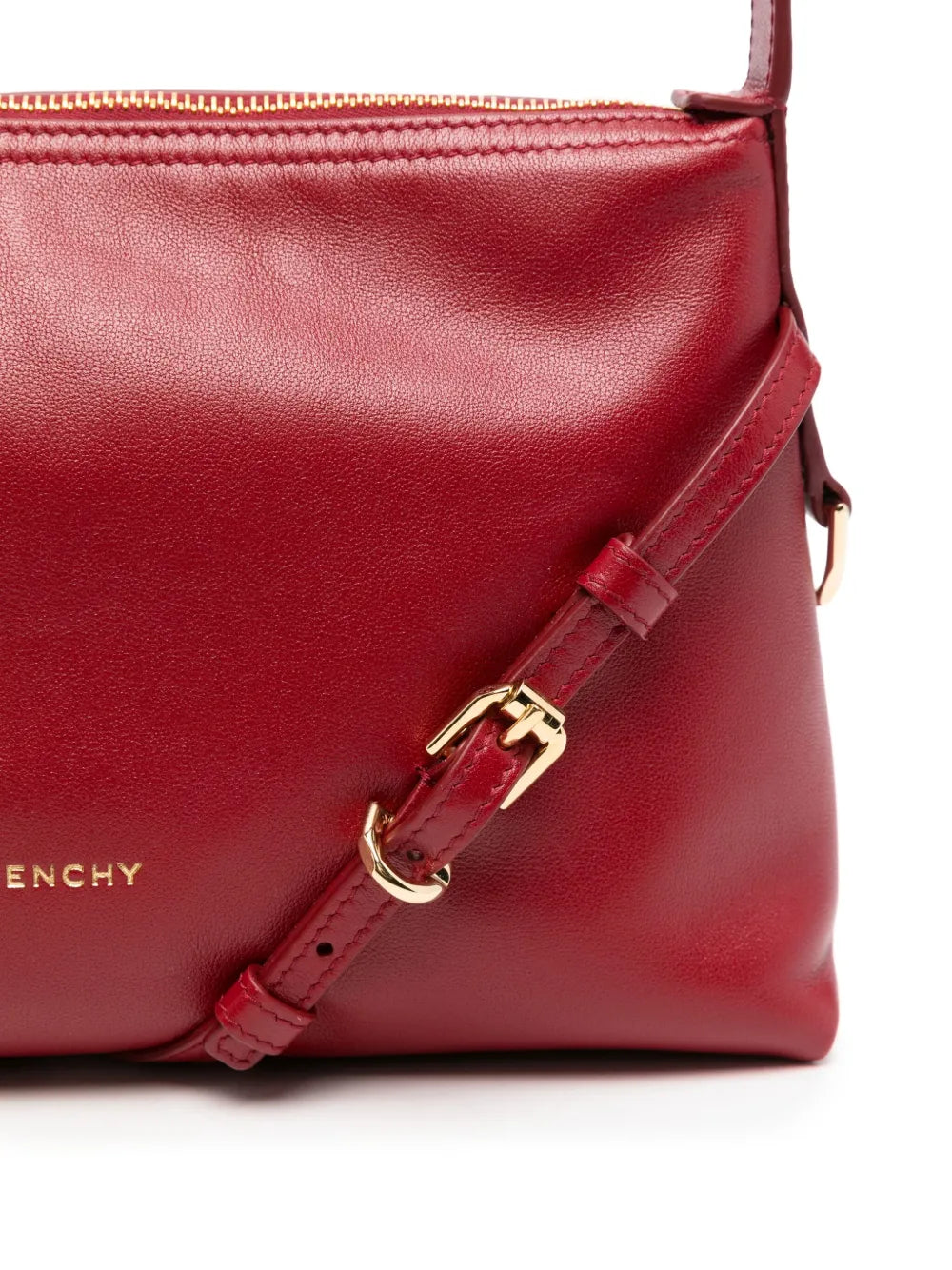Givenchy Mini Voyou Buckle Detail Leather Tote Bag