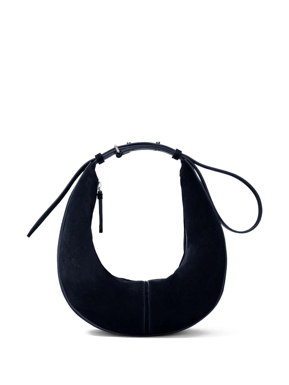 Proenza Schouler Slide Crescent Shaped Suede Shoulder Bag