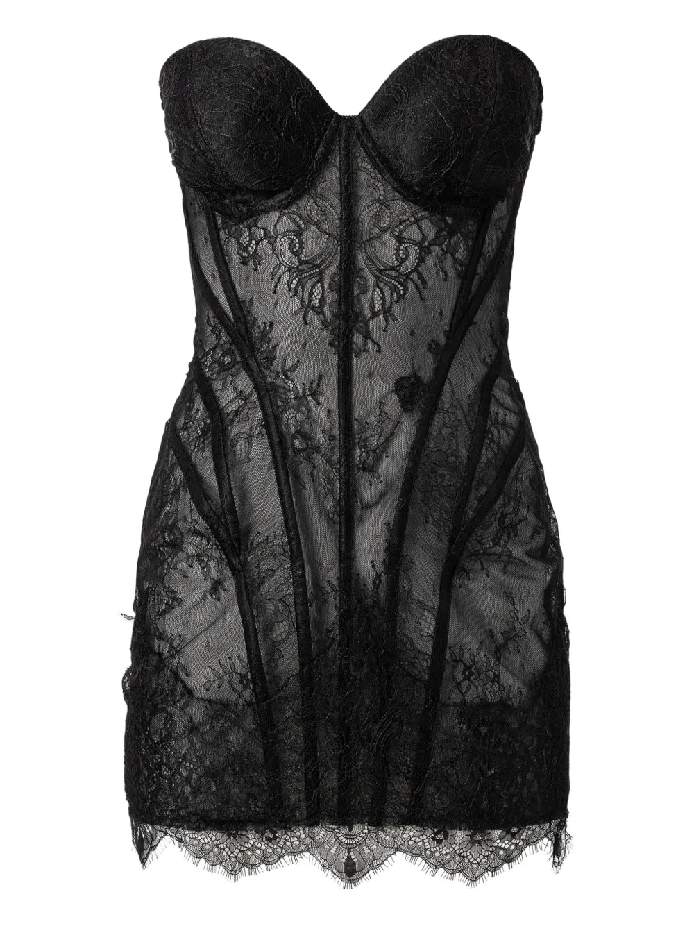 Moos Studio Noir Spell Lace Mini Dress