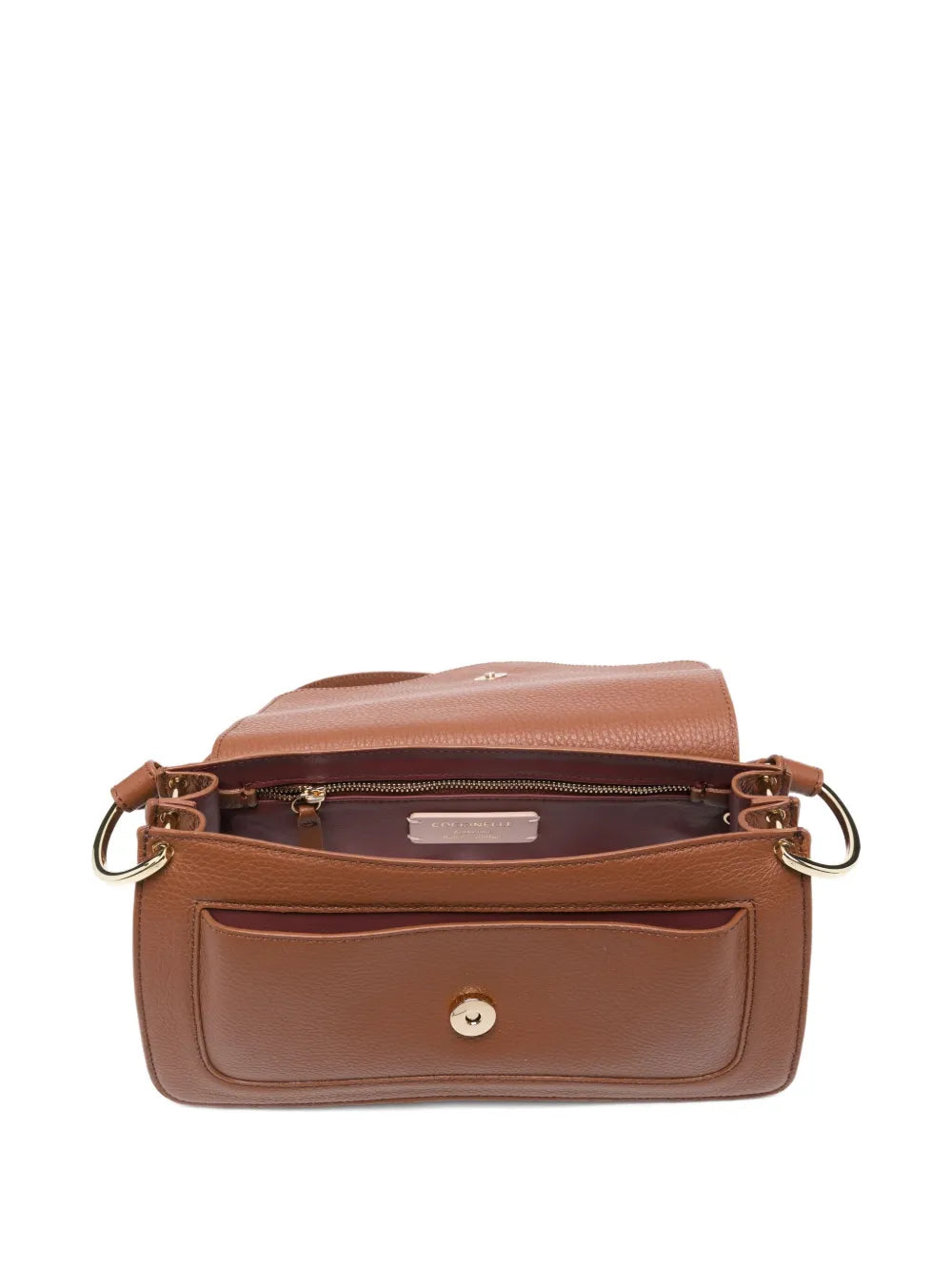 Coccinelle Medium C Me Leather Curved Shoulder Bag