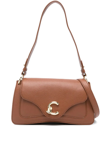 Coccinelle Medium C Me Leather Curved Shoulder Bag