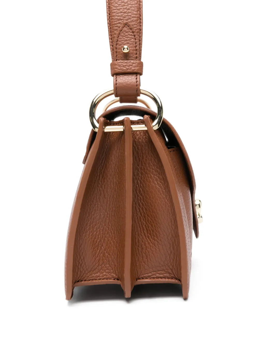 Coccinelle Medium C Me Leather Curved Shoulder Bag