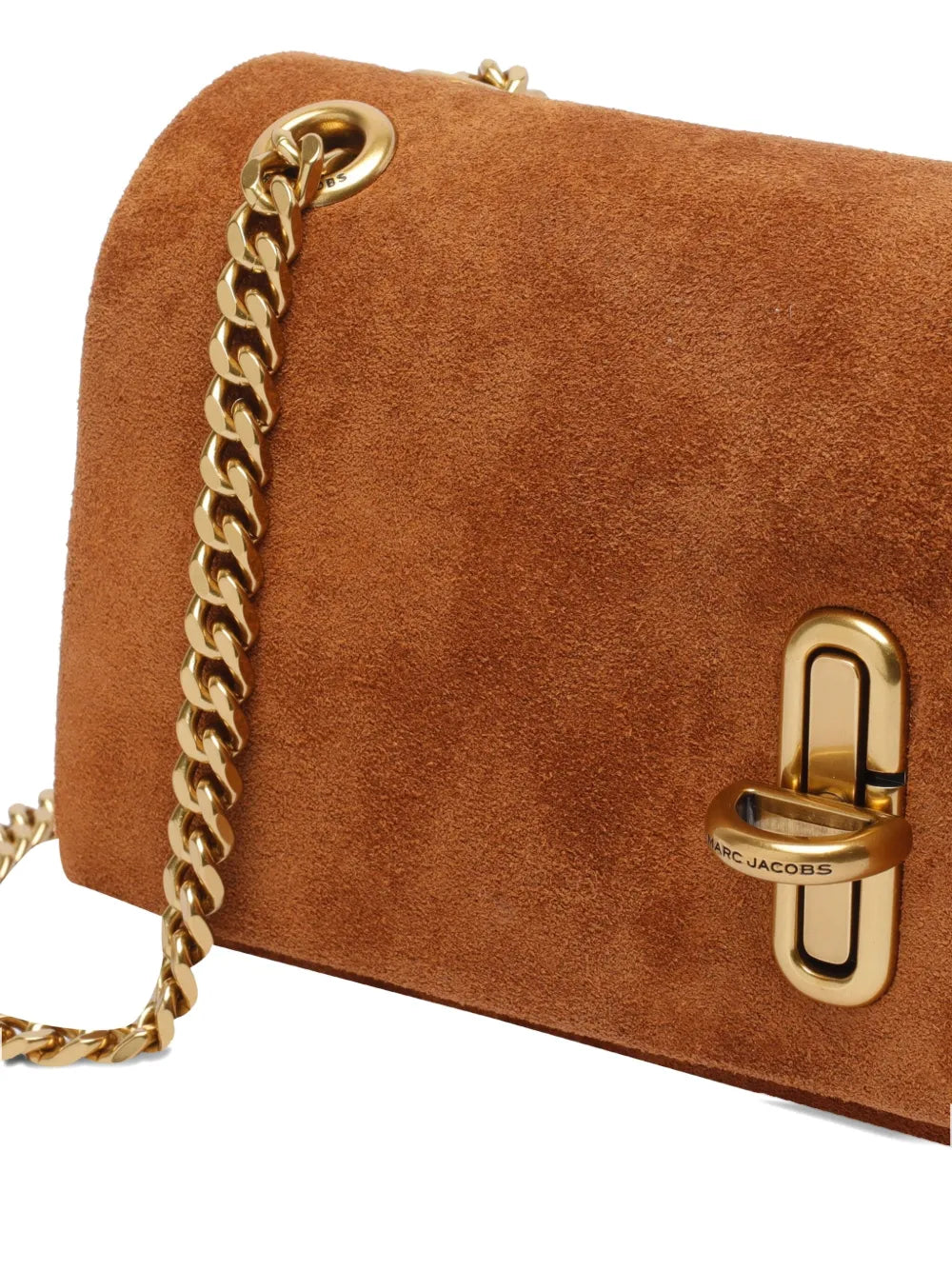 Marc Jacobs Mini The Dual Chain Suede Shoulder Bag