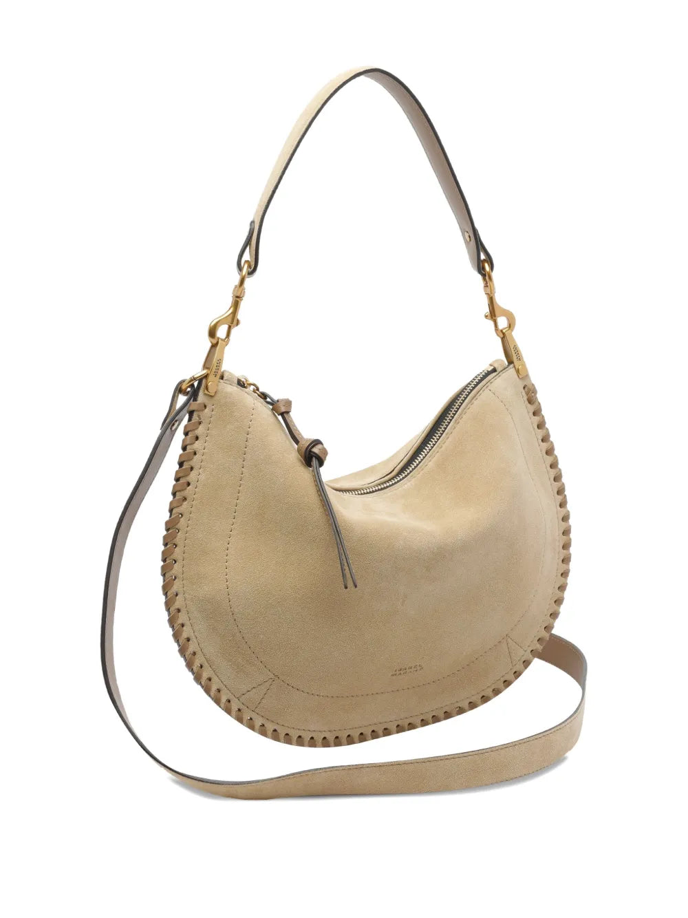 Isabel Marant Oskan Soft Suede Zip Fastening Shoulder Bag