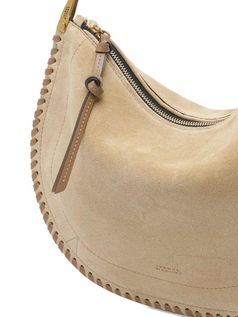 Isabel Marant Oskan Soft Suede Zip Fastening Shoulder Bag