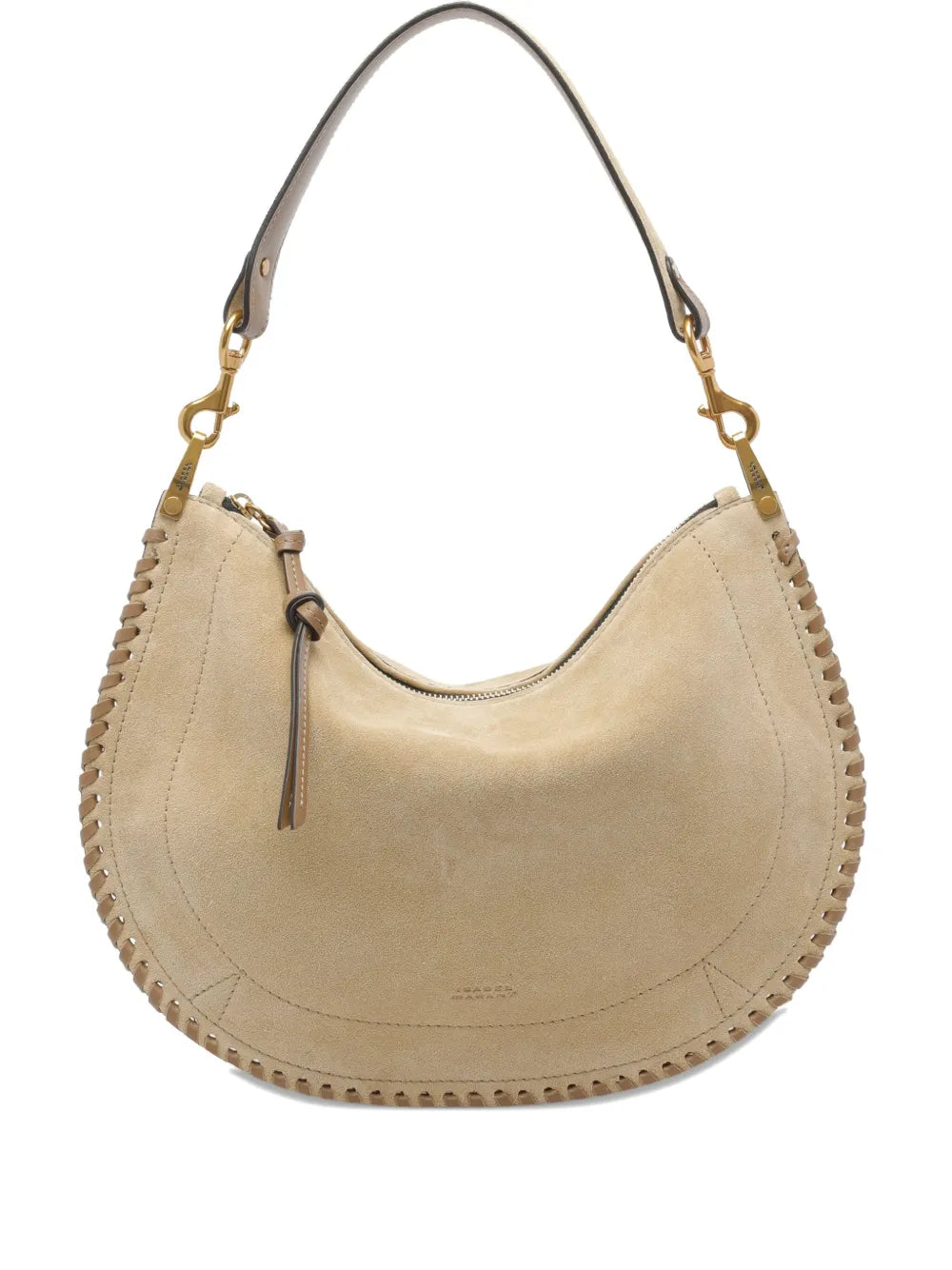 Isabel Marant Oskan Soft Suede Zip Fastening Shoulder Bag