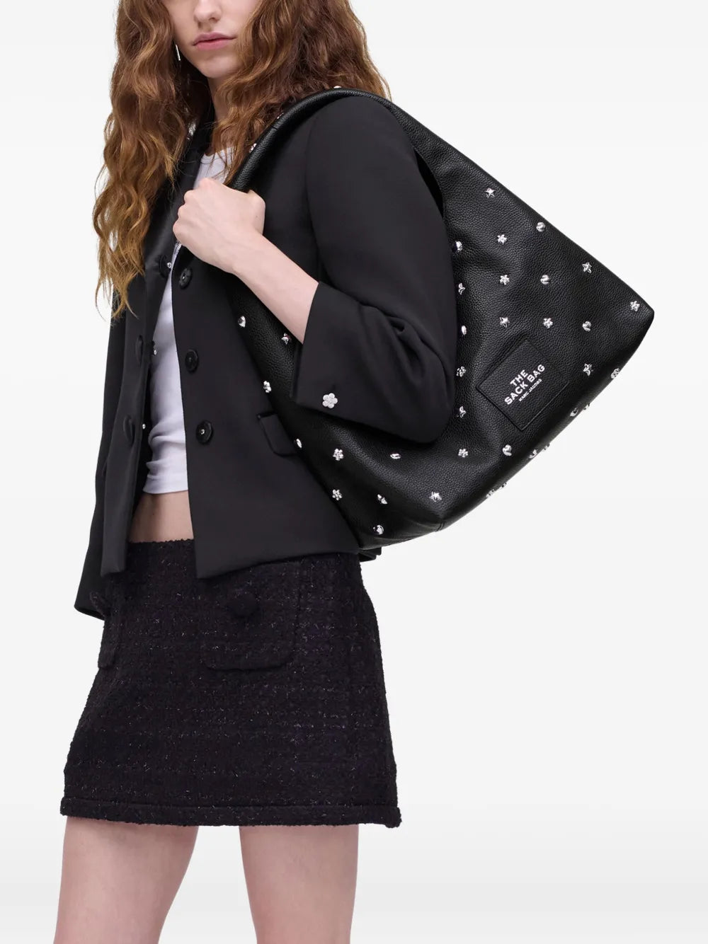 Marc Jacobs Mini Sack Studs Leather Bag