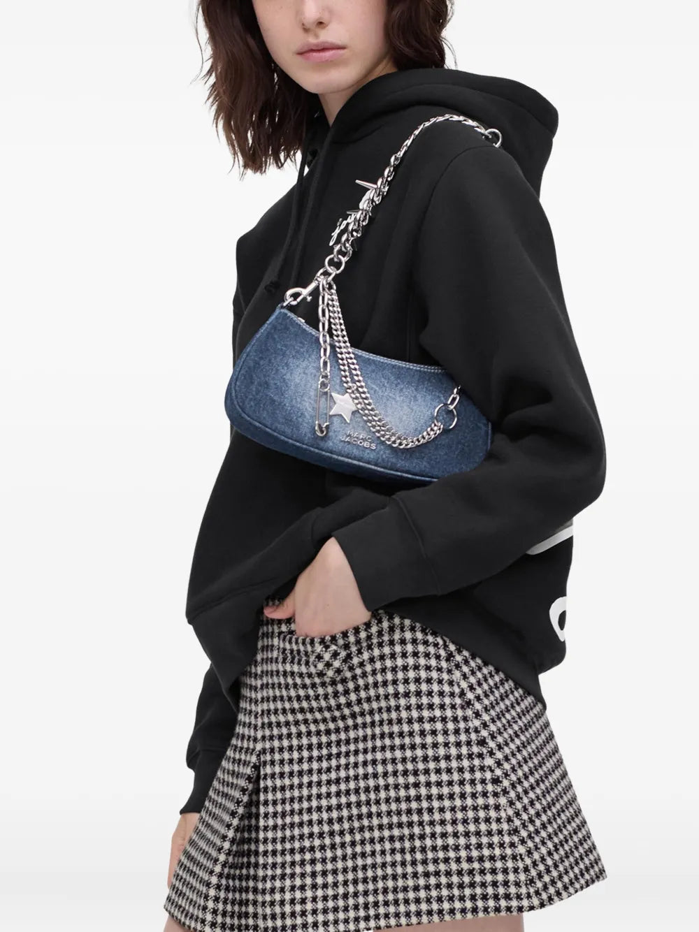 Marc Jacobs Denim Charm Shoulder Bag